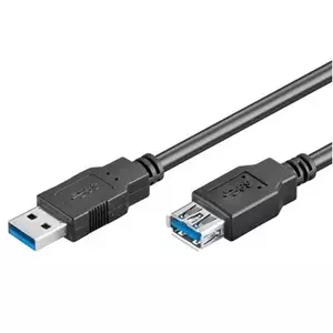 Goobay 93998 USB kabelis 1,8 m Melns