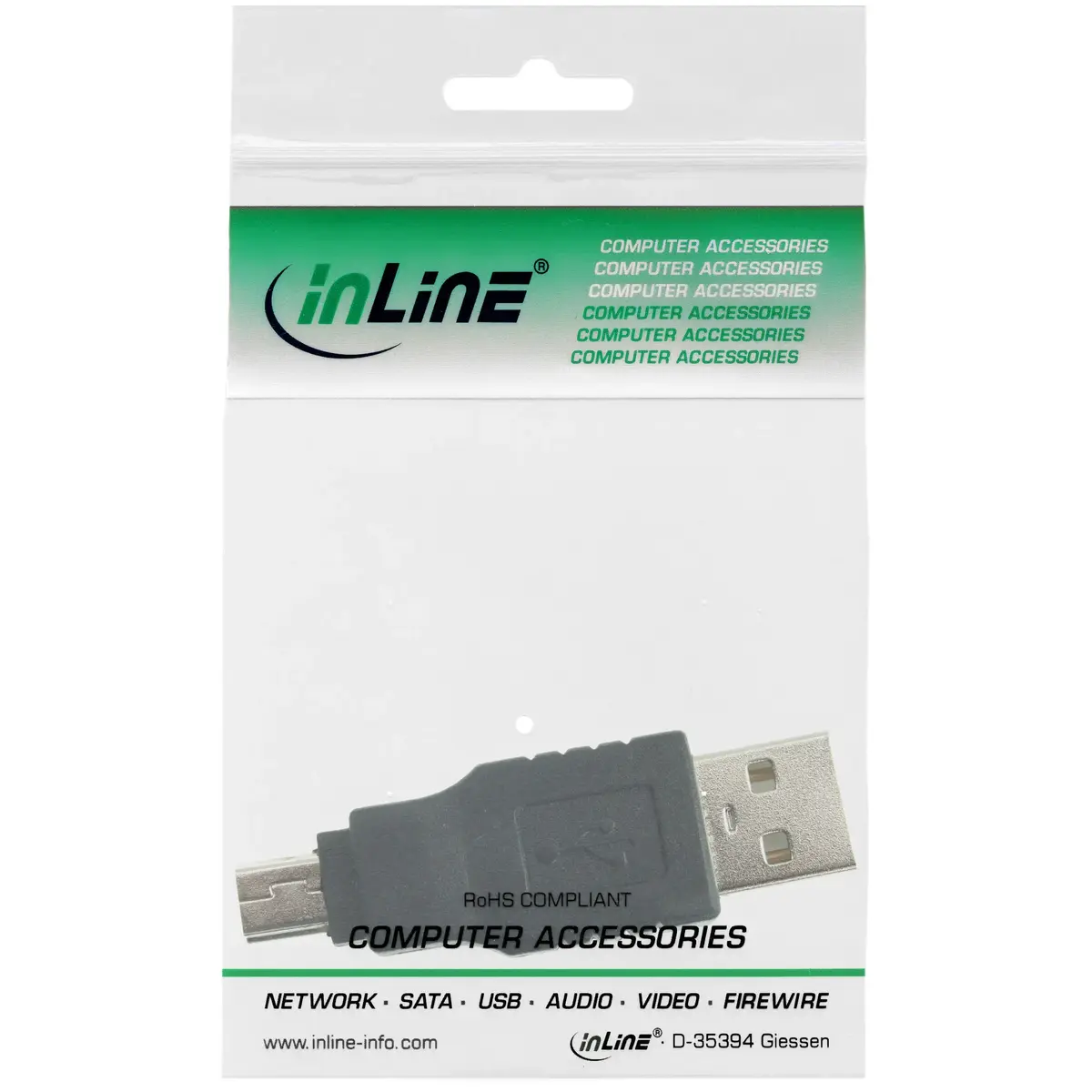 InLine USB 2.0 Adapter Type A to Mini-USB Photo 3