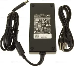 AC power adapter Dell WCF6J 180W — compatible replacement for various Dell laptops