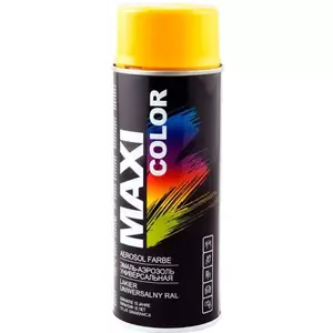 Аэрозольная краска Maxi Color RAL 1021 (рапсово‑жёлтый) 400 мл