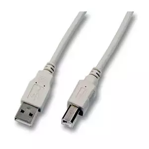 EFB Elektronik 3m, USB A - USB B, M/M USB kabelis USB 2.0 Pelēks