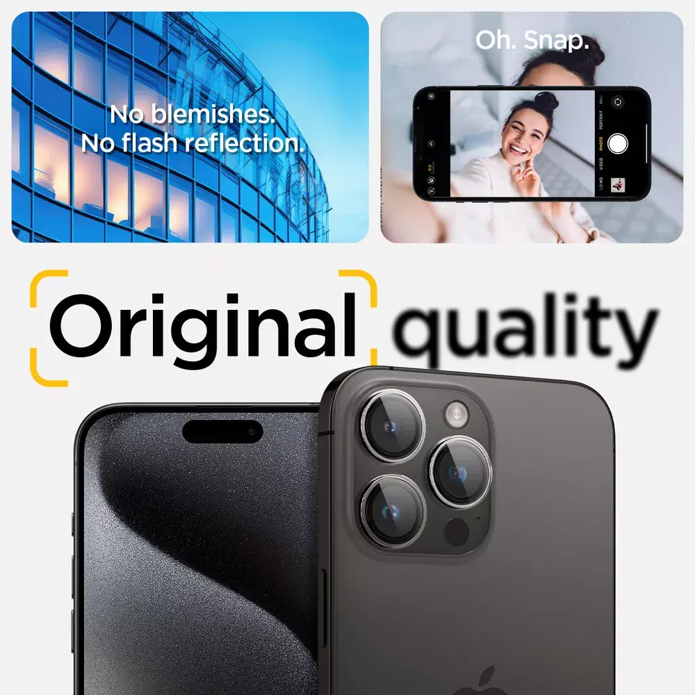 Kameru objektīva aizsargs Spigen iPhone 15 Pro 15 Pro Max Photo 5