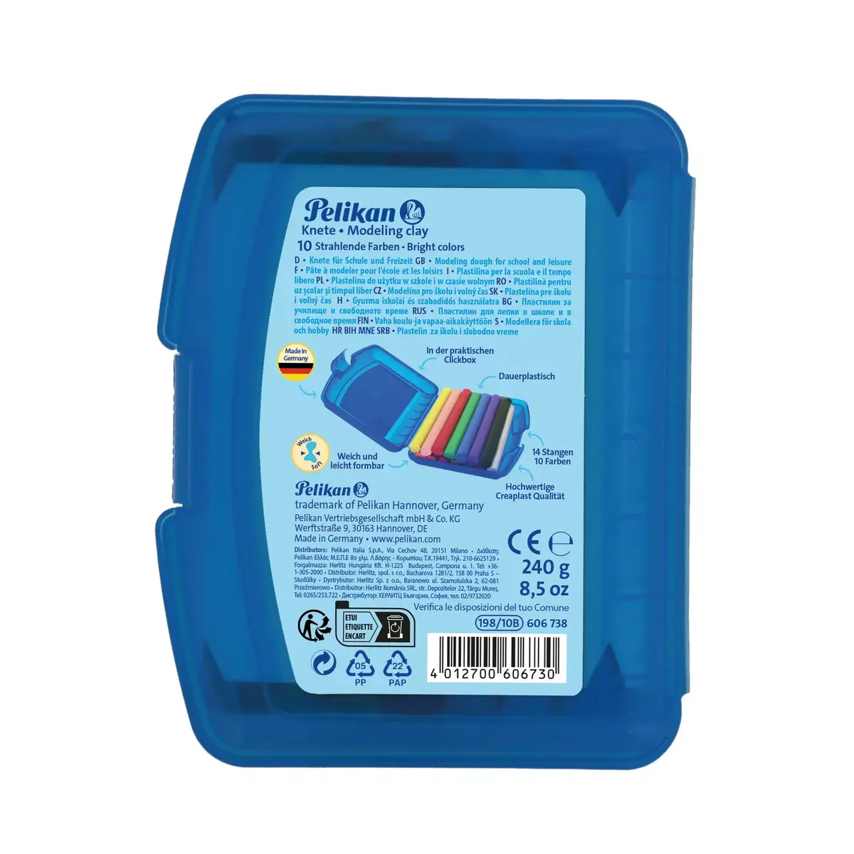 Modelēšanas māls Pelikan Creaplast 240 g Photo 2