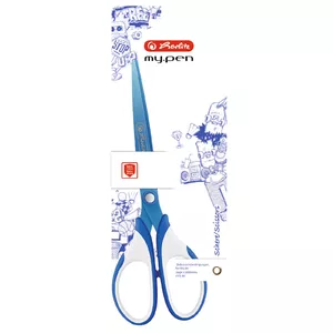 Single Pen Herlitz my.pen Straight Cut Blue White
