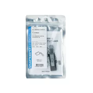 Port blocker Smartkeeper MUL04PKGY Micro USB Type-B Grey Plastic