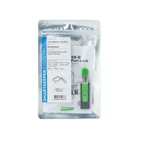 Port blocker Smartkeeper MUL04PKGN Micro USB Type-B Green Plastic