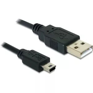 USB Cable DeLOCK 82311 USB 2.0 3m USB A Mini-USB B Black