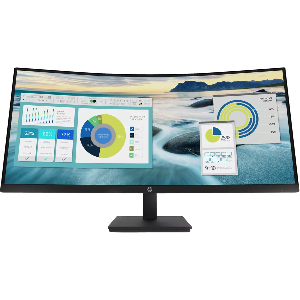 Монитор HP P34hc G4 Photo 2