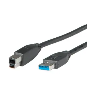 USB 3.0 Cable ROLINE Type A M - B M 0.8 m