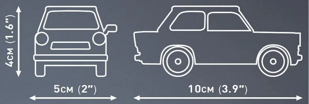 Конструктор Cobi Trabant 601 Deluxe Photo 4
