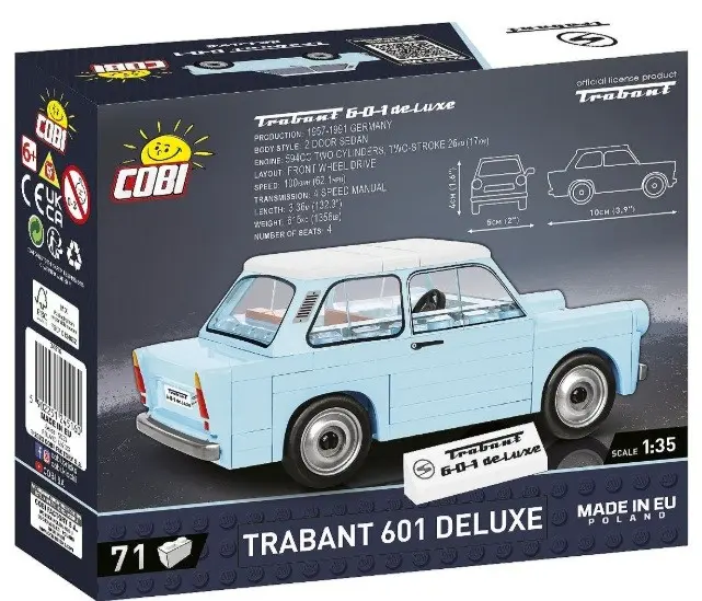 Конструктор Cobi Trabant 601 Deluxe Photo 6