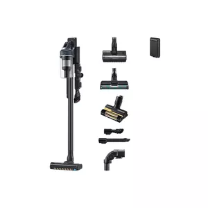 Bezvada putekļsūcējs-stick Samsung VS20C8524TB 2‑in‑1, Digital Inverter motors, 25.2 V, 60 min darbība, 0.8 L tvertne, 580 W, LCD, melns