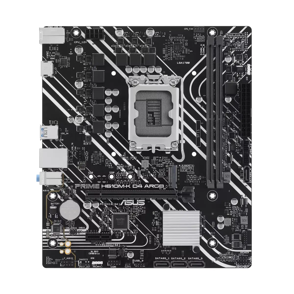 Pamatplate ASUS PRIME H610M-K D4 ARGB, 90MB1HN0-M0EAY0 Photo 2