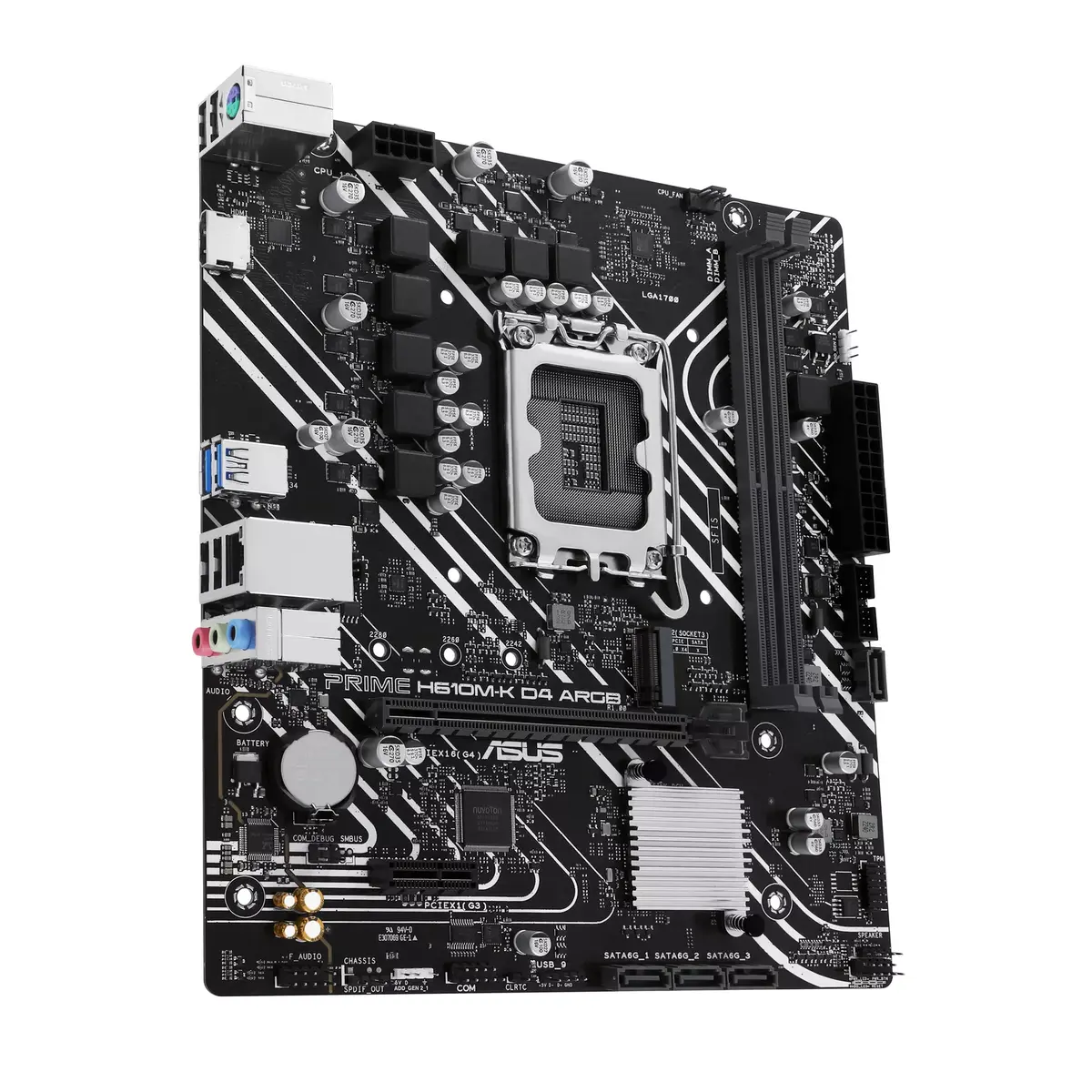 Pamatplate ASUS PRIME H610M-K D4 ARGB, 90MB1HN0-M0EAY0 Photo 4