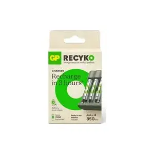 Battery charger GP B441 for NiMH AA and AAA rechargeable cells, portable USB-powered charger