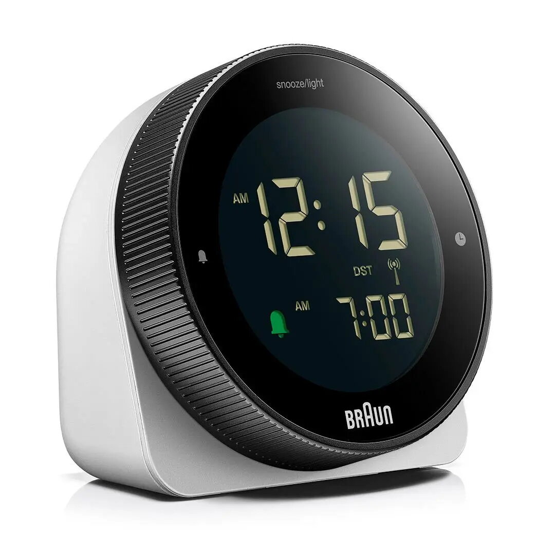 Braun BC24W-DCF Radioregulējams pulkstenis Galda un