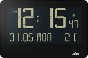 Настенные часы BRAUN BC14 Quartz модель 67702, аналоговый циферблат, питание от батареи