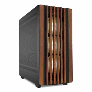 PC Case Sharkoon REBEL C70M RGB Full Tower Black, Wood
