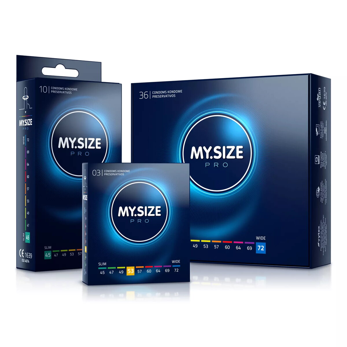 Vīriešu prezervatīvs My.Size Pro 36
