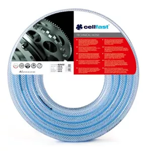 Dārza šļūtene Cellfast 8 mm x 50 m ar tekstila pastiprinājumu (modelis 20-273)