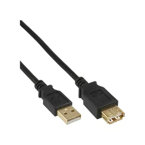 InLine 34605S USB kabelis 5 m USB A Melns