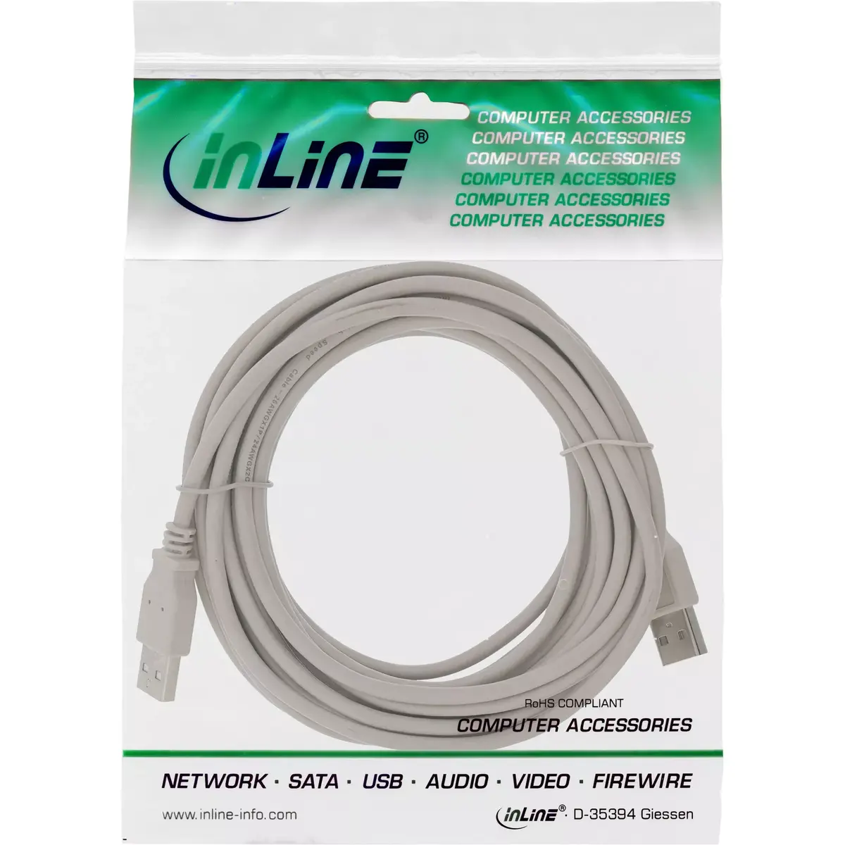USB 2.0 kabelis InLine 34350H Photo 2