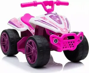 Детский электроквадроцикл LEAN Sport TR1805 Biało-różowy, на аккумуляторе, модель 5712
