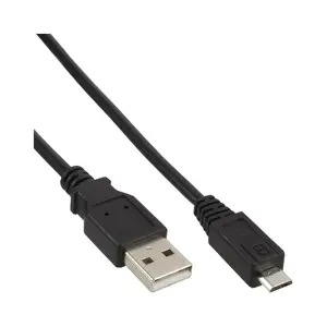 Micro USB 2.0 Cable InLine 31705 0.5m Black