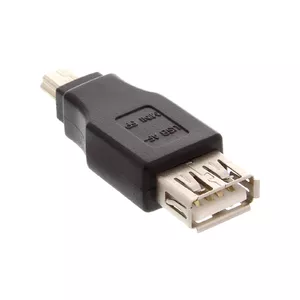 USB 2.0 Adapter A male / mini 5 Pin female InLine 33500A