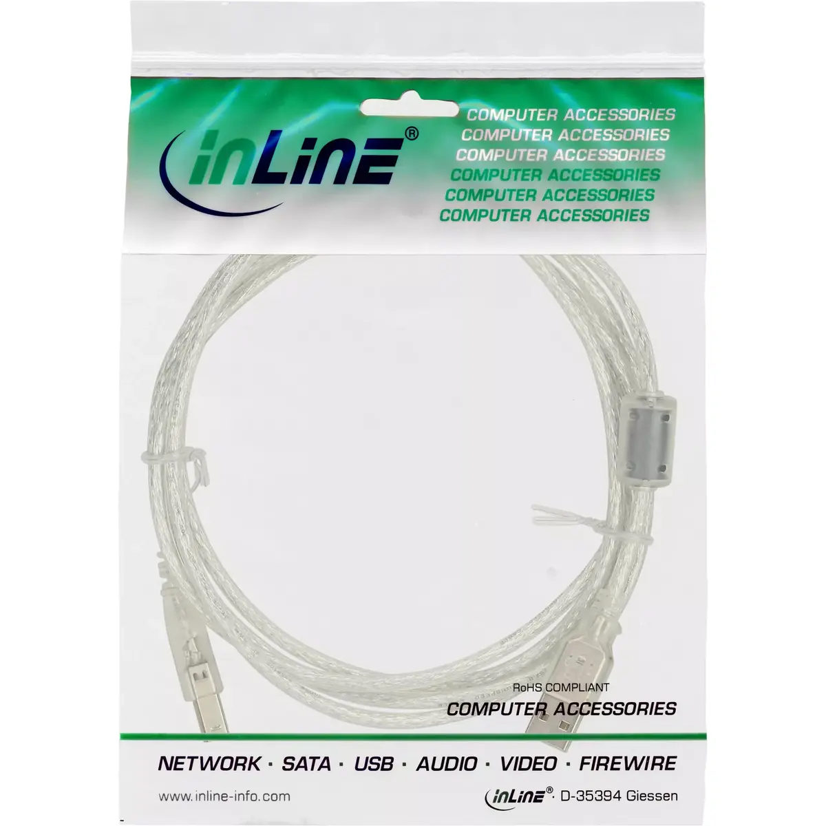 USB 2.0 kabelis InLine 34505 Photo 2