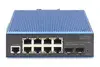 DELOCK DN-651156 Managed Industrial 8+2 Port L2 Switch Photo 3