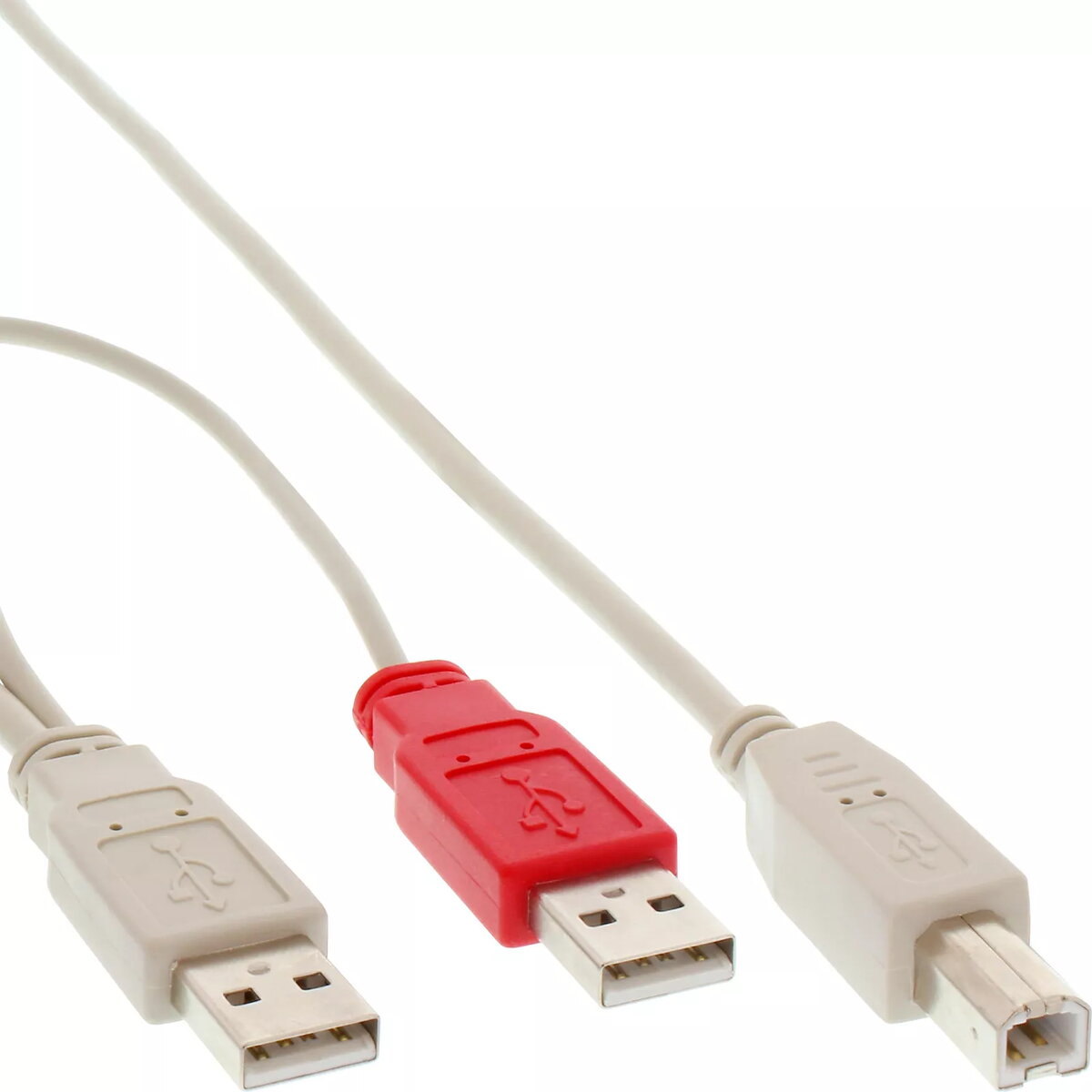 InLine USB 2.0 Y-Kabelis 2x