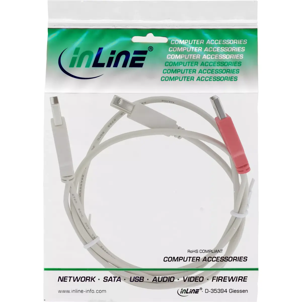 USB 2.0 Y-Cable InLine 34510X Photo 2