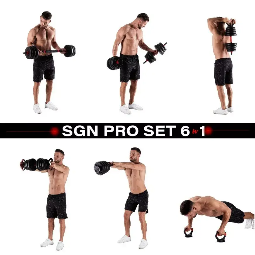 HMS SGN120 6-in-1 weight set — 20 kg Photo 3
