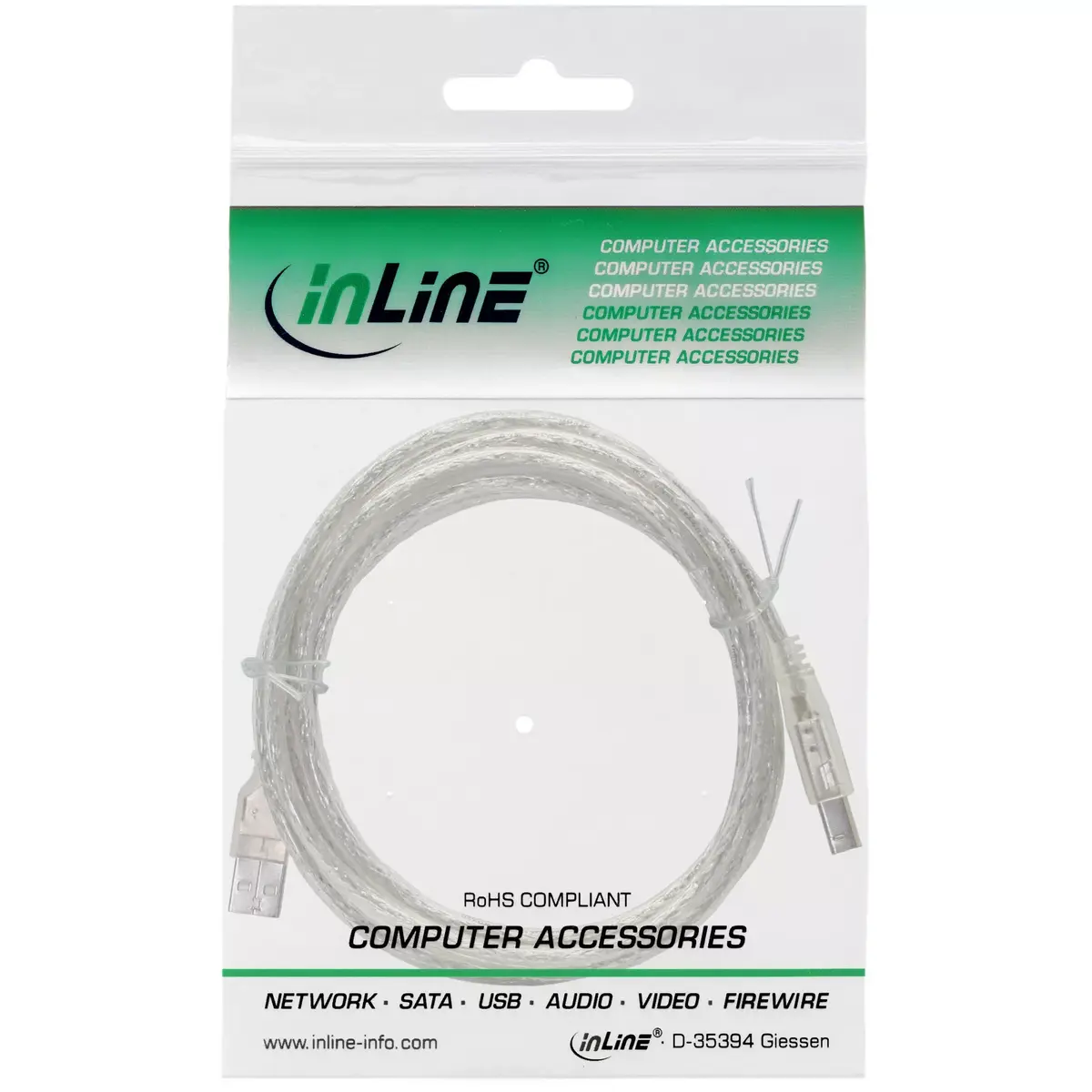 USB 2.0 Cable InLine 34518T Photo 2