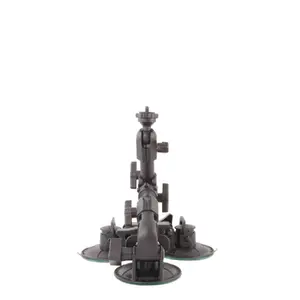 Tripod/Accessory Mount Delkin Fat Gecko Triple Mount with 1/4-20" thread, black