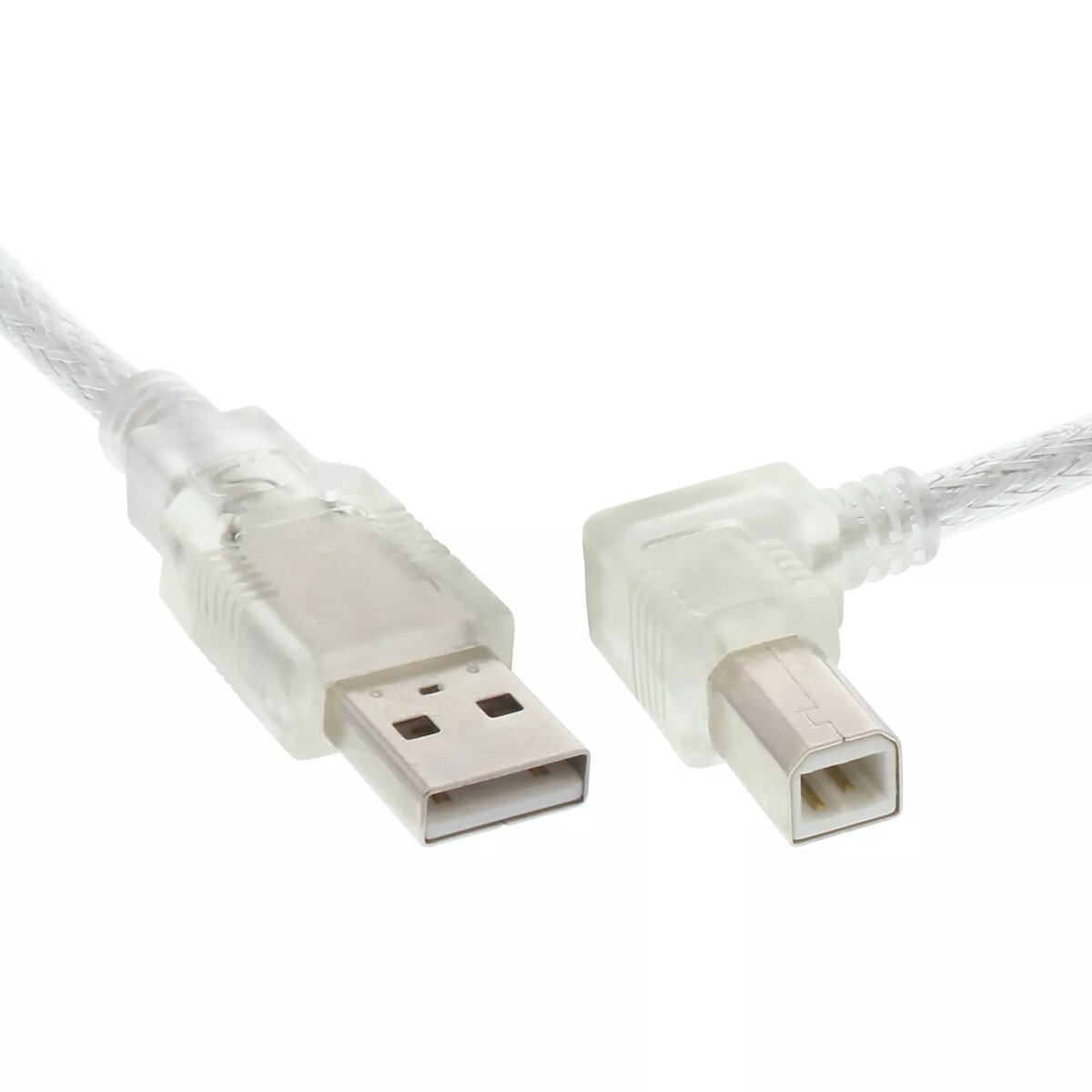 USB 2.0 kabelis ar leņķveida