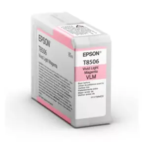 Картридж Epson T85060N оригинальный, яркий светло‑магента