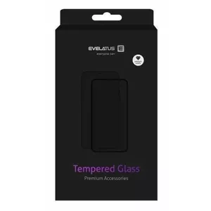Tempered glass screen protector Evelatus for Xiaomi Redmi Note 13 4G, 2.5D full cover, anti-static, black