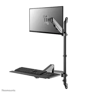 Wall Mounted Sit-Stand Workstation Neomounts WL90-325BL1 max weight 9 kg