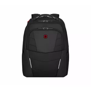 Ikdienas mugursoma Wenger SwissGear Altair melna poliestera PVC 79% pārstrādāta