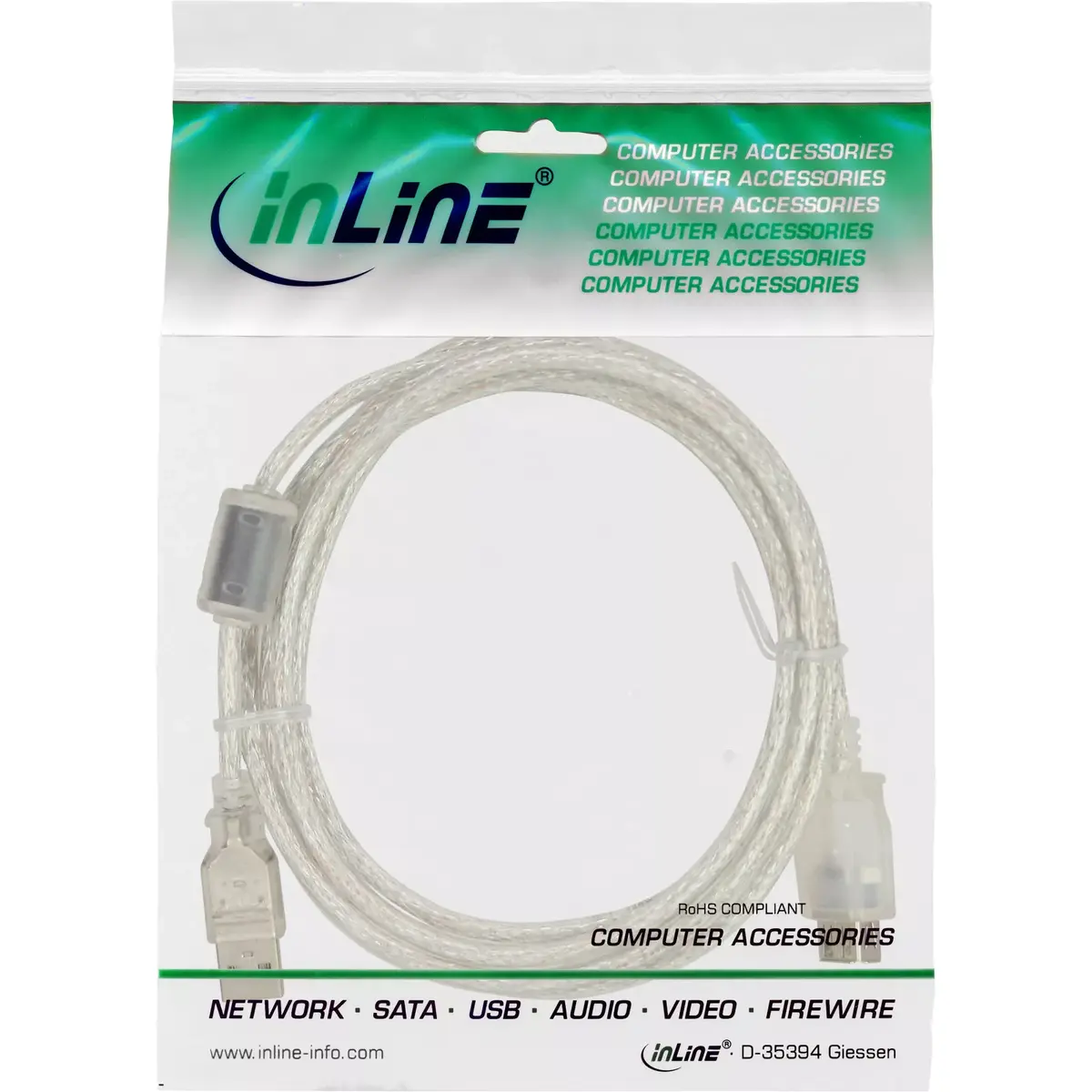 USB 2.0 Extension Cable InLine 34603Q Photo 2