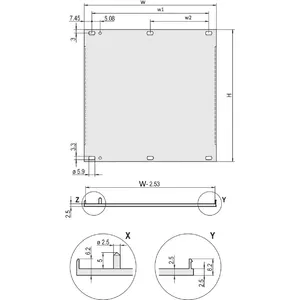 Front panel SCHROFF HF 4U 42TE 20848269 — 4U, 42 TE
