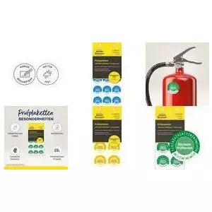 Inspection Stickers AVERY 6990-2026, green, 30 mm diameter, roll labels