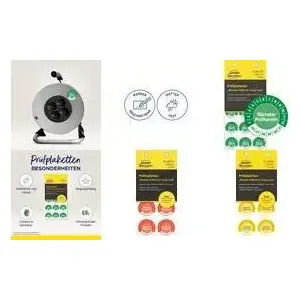 Pārbaudes uzlīmes AVERY 6987-2026 zaļas vinila ūdensizturīgas 20 mm