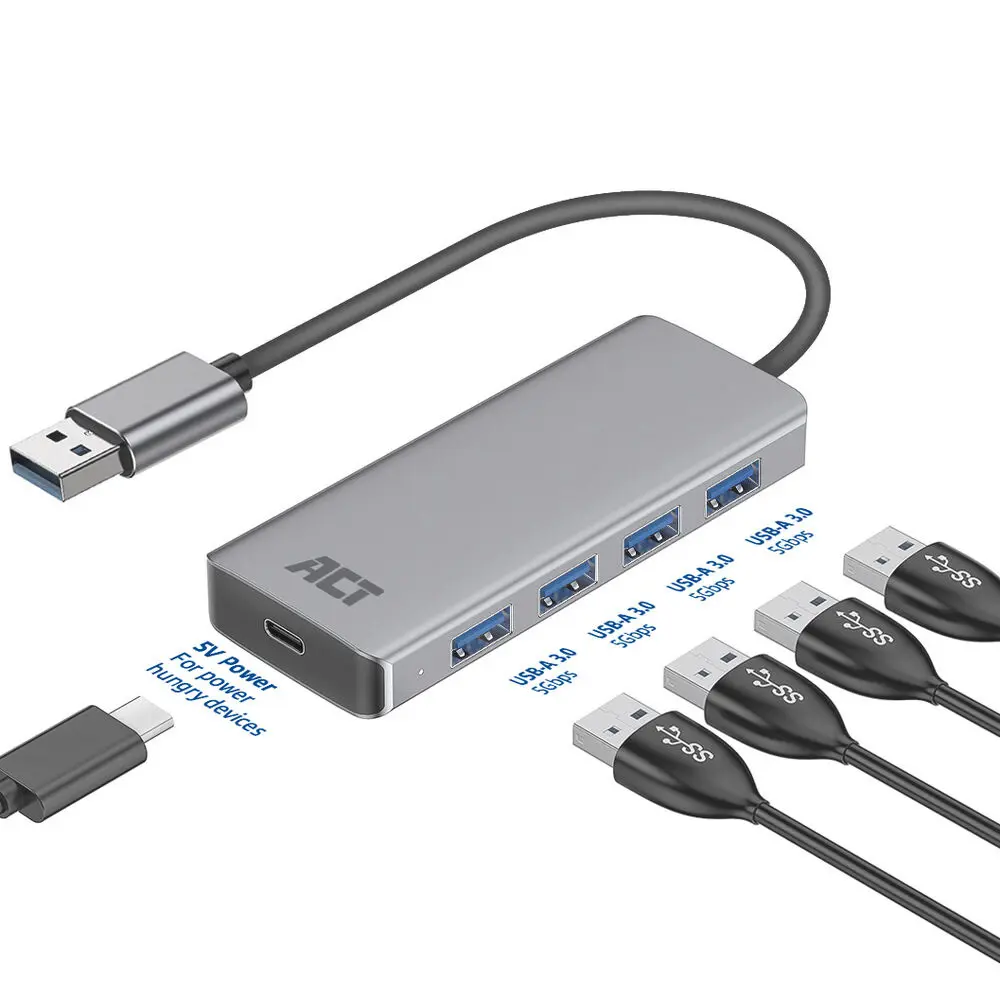 ACT AC6121 4-Port USB-A Hub Photo 5