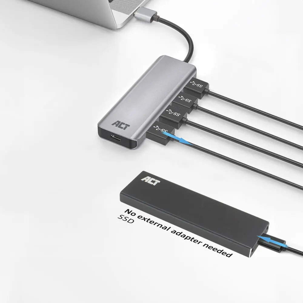 ACT AC6121 4-Port USB-A Hub Photo 7