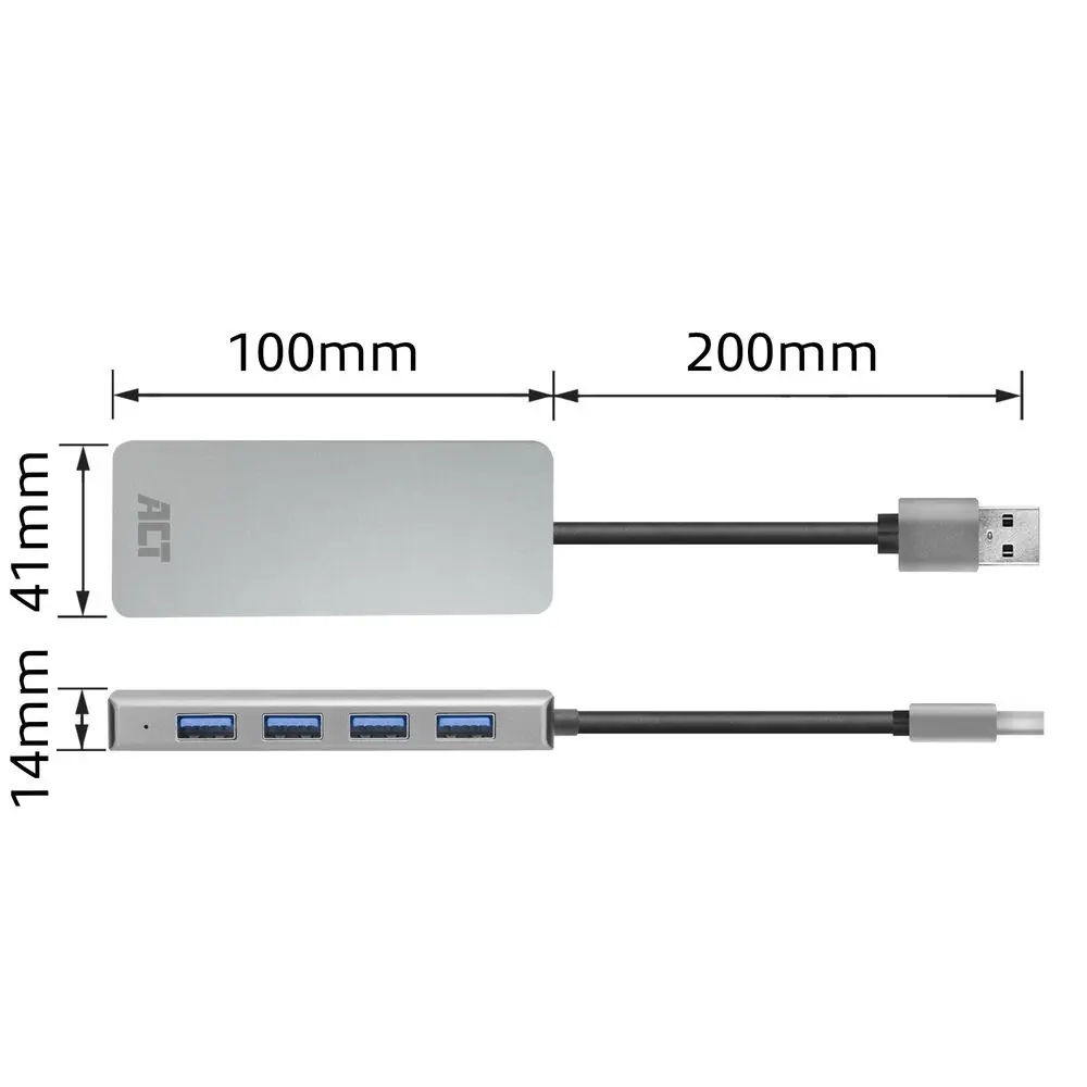 ACT AC6121 4-Port USB-A Hub Photo 9