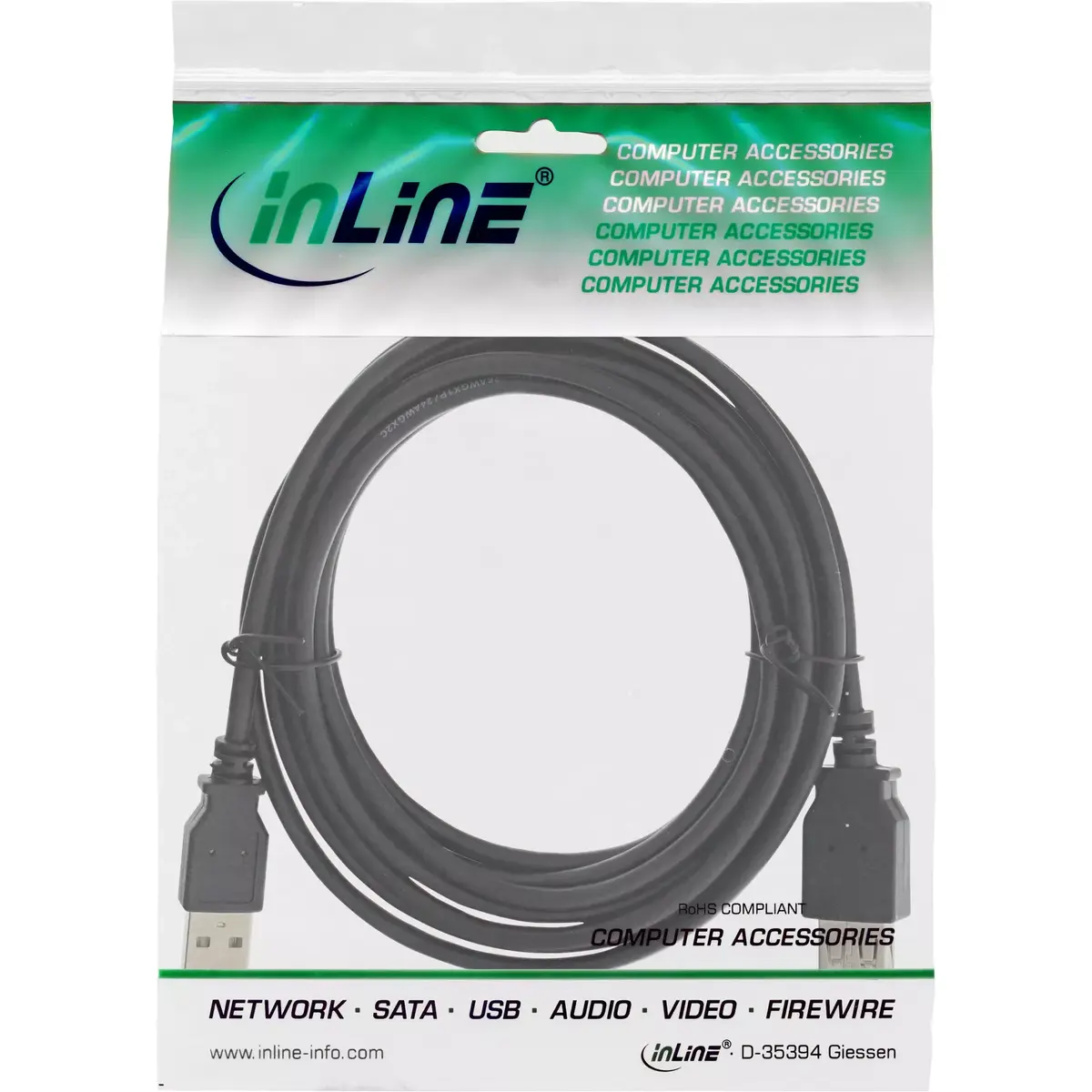 USB 2.0 удлинитель InLine 34650B Photo 2