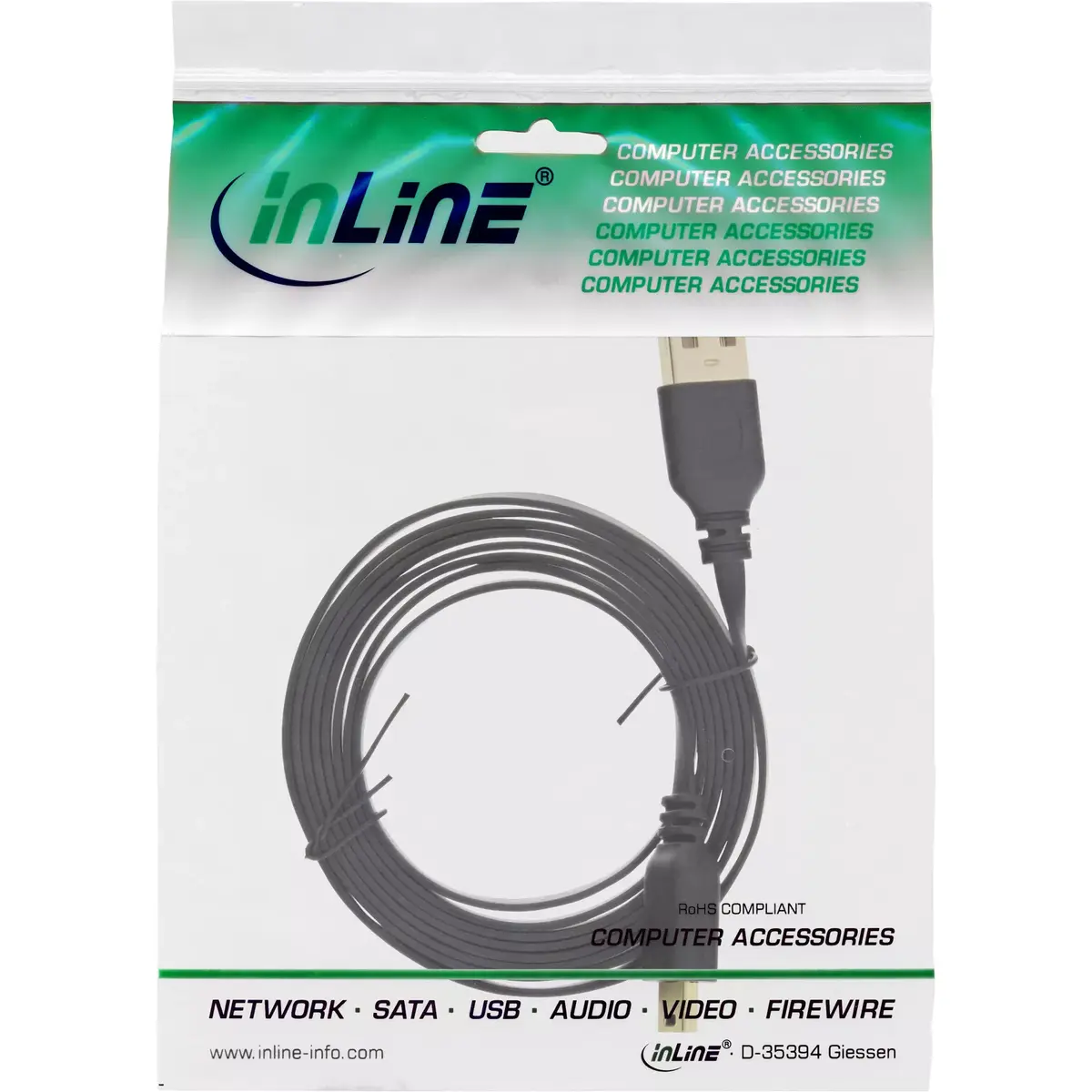 USB 2.0 Flat Cable InLine 31805F Photo 4
